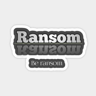 Ransom Sticker